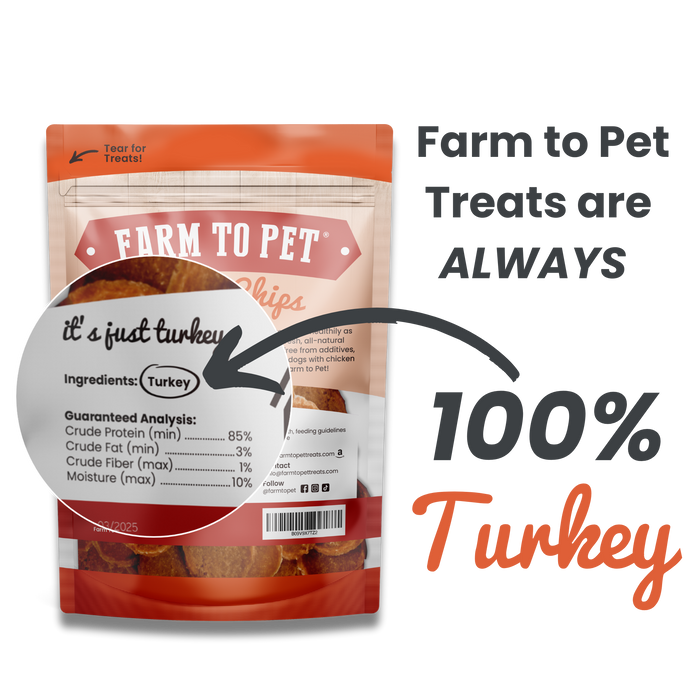 Farm to Pet - Turkey Chips - Dog.Dog.Cat.