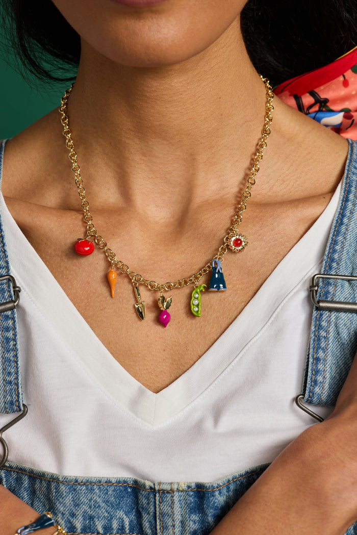 Farmers' Market Charm Necklace