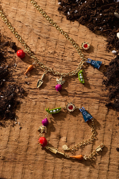 Farmers' Market Charm Necklace