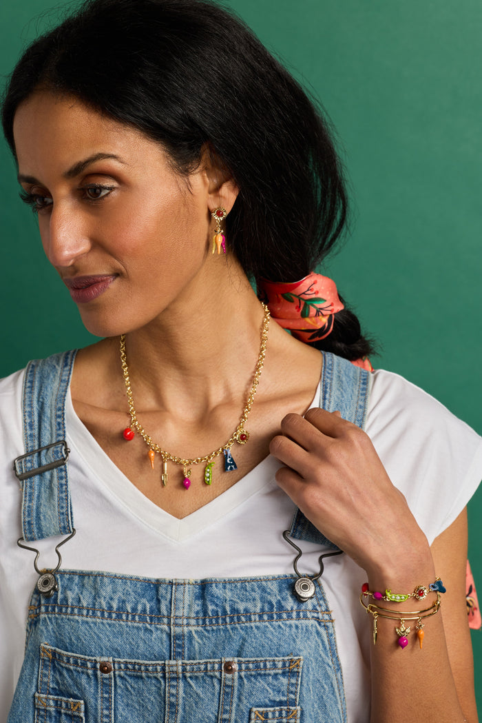 Farmers' Market Multi Charm Bangle