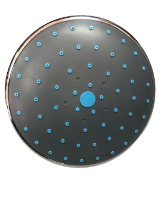 Fermetal Showerhead Fixed Round Grey 6 in.-SH-REG27 MEGA