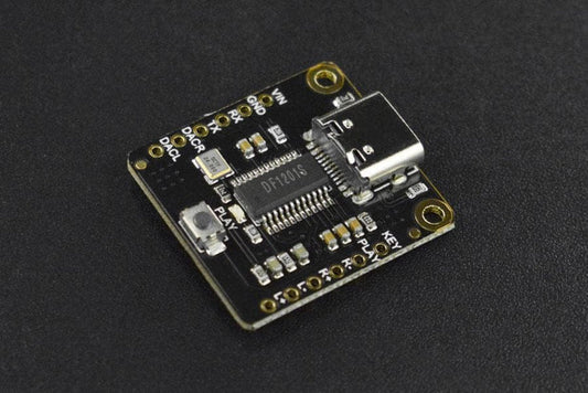 Fermion: DFPlayer Pro - Mini MP3 Player with 128MB Storage by DFRobot - The Pi Hut