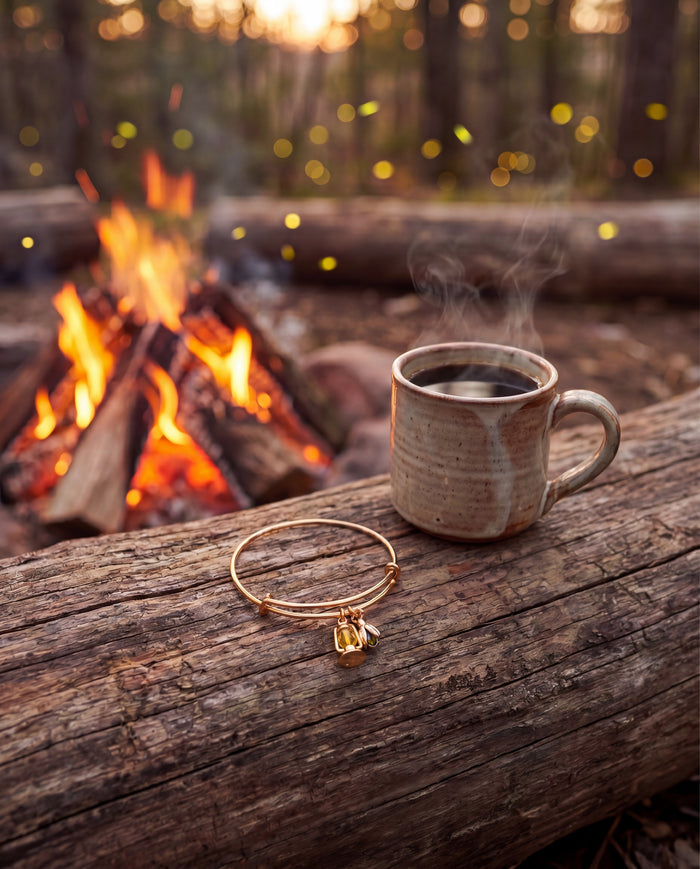 Firefly Lantern Charm Bangle