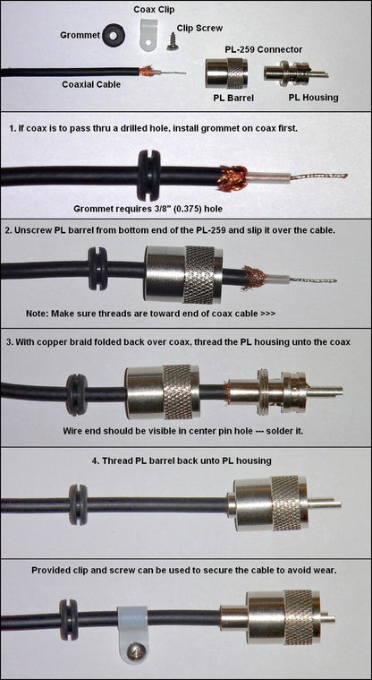 PL-259 Installation Process for the FireRing cable