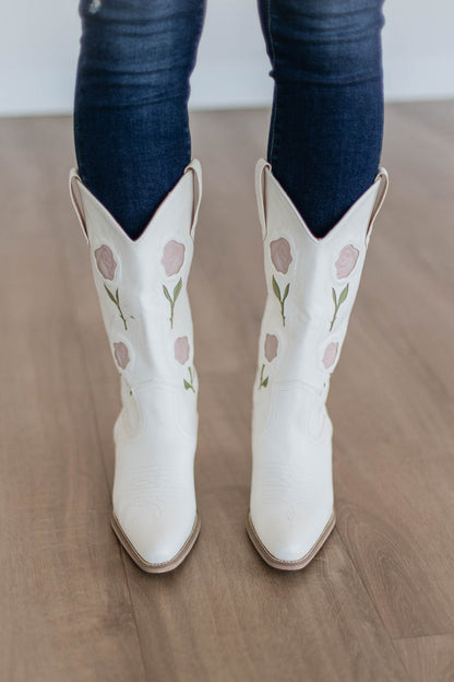 Floral Affair Cowgirl Boots