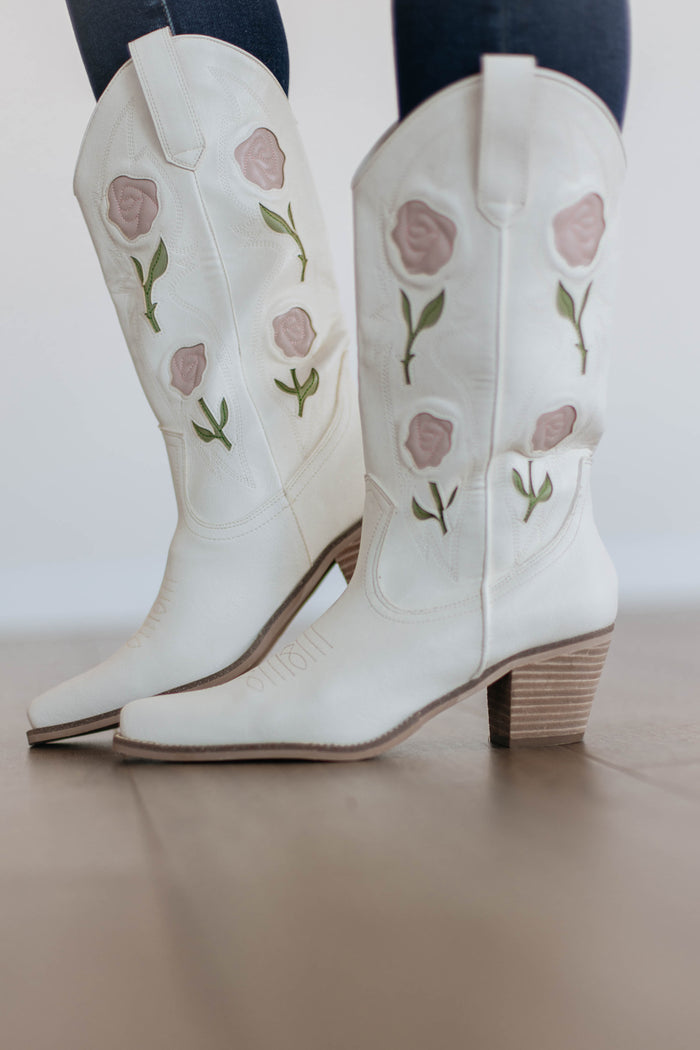 Floral Affair Cowgirl Boots