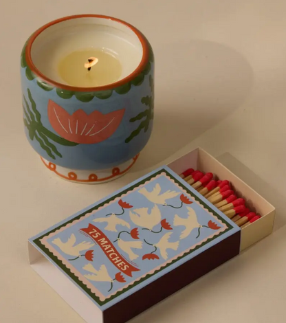 FLOWER 75 CT BOXED MATCHES