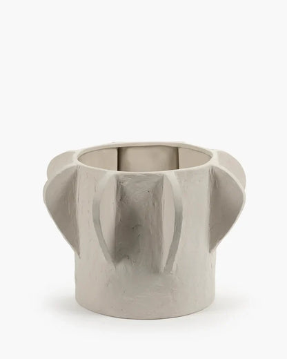 FLOWER POT 02 M BEIGE MOLLY