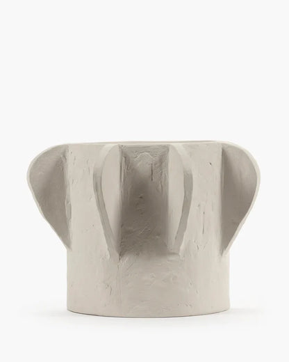 FLOWER POT 02 M BEIGE MOLLY