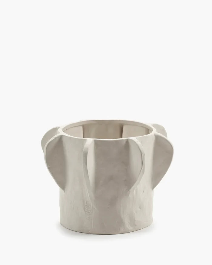 FLOWER POT 02 S BEIGE MOLLY