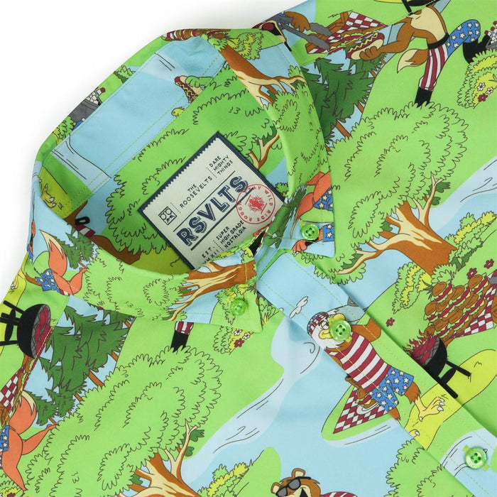 RSVLTS RSVLTS Short Sleeve Shirt Forest Fourth – KUNUFLEX Short Sleeve Shirt Forest Fourth – KUNUFLEX Short Sleeve Shirt