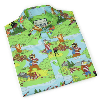 RSVLTS RSVLTS Short Sleeve Shirt Forest Fourth – KUNUFLEX Short Sleeve Shirt Forest Fourth – KUNUFLEX Short Sleeve Shirt