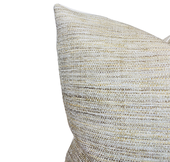 Formentera Pillow Cover in Sand, Schumacher Textiles