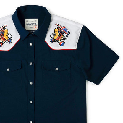 RSVLTS RSVLTS Roper Short Sleeve Shirt RSVLTS Americana "Hot Dog"_ Roper Short Sleeve