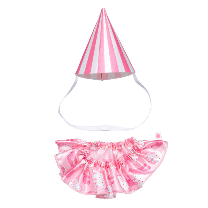 Frosted Animal Cookie Hat and Collar Set