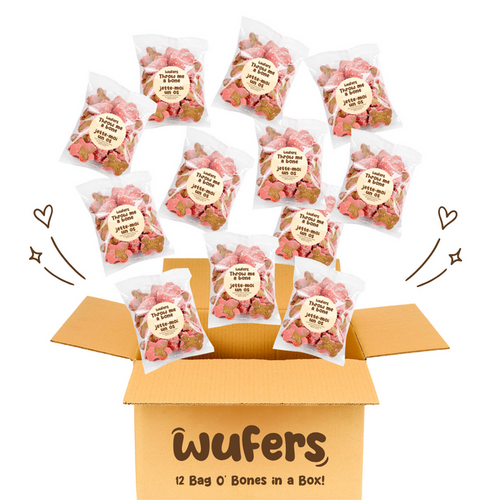 Fuchsia Box O' Endless Bones - 12 Bags in a Box