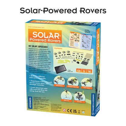 Fun & Educational Engineering 3-Pack. Ultralight Airplanes, Rubber Band Racers, and Solar-Powered Rovers STEM Thames & Kosmos