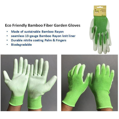 GARDEN ESSENTIALS 51257 Garden Bamboo Fiber Gloves
