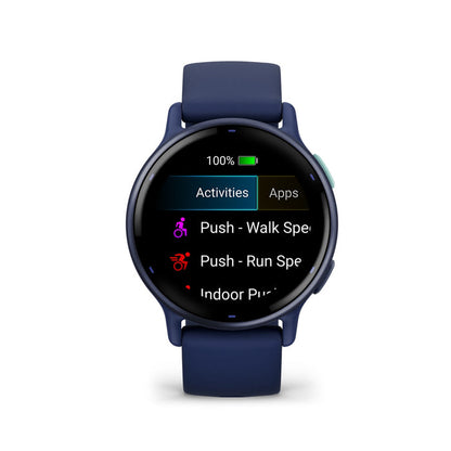 Garmin vivoactive 5 Smartwatch - Metallic Navy Activity Tracker – view 6
