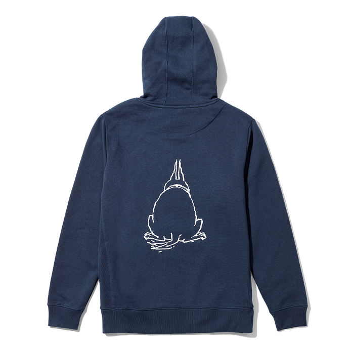 George Booth’s Loyal Hound Hoodie in Navy Back