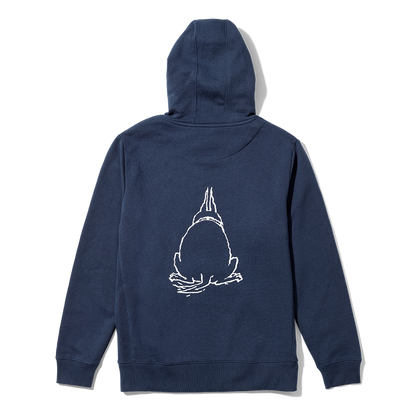 George Booth’s Loyal Hound Hoodie in Navy Back