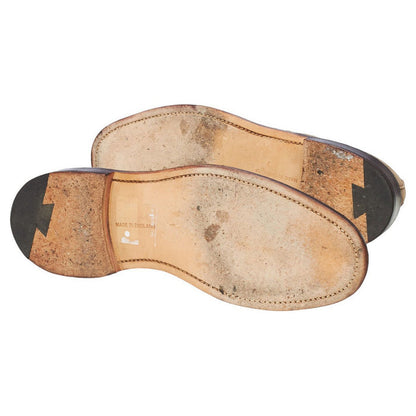 'George' Light Brown Suede Cap Toe Derby UK 8