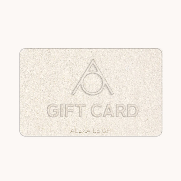 Alexa Leigh digital gift certificate for jewelry