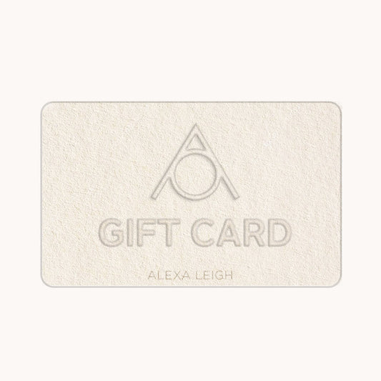 Alexa Leigh digital gift certificate for jewelry