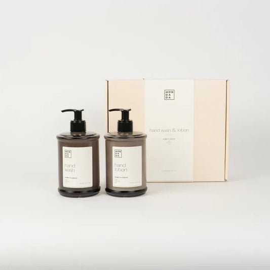 GIFTSET HAND SOAP + LOTION (DOWN TO EARTH)