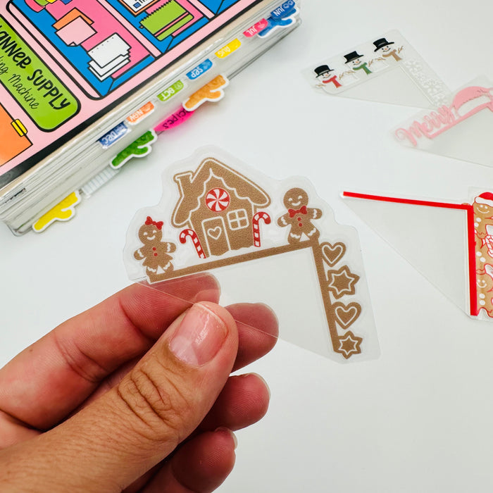 Gingerbread House Corner Tab