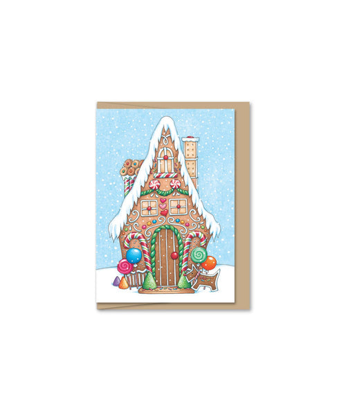 Gingerbread House Mini Card