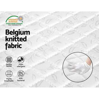 Giselle Bedding 16cm Mattress Tight Top Double -Home Living Store - -