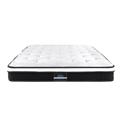 Giselle Bedding 21cm Mattress Euro Top King Single -Home Living Store - -