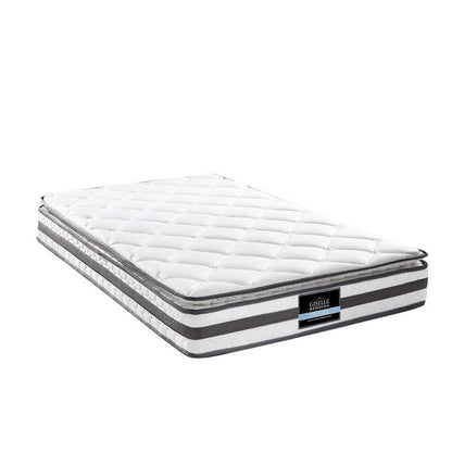Giselle Bedding 21cm Mattress Pillow Top King Single -Home Living Store - -