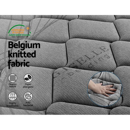 Giselle Bedding 22cm Mattress Medium Firm Double -Home Living Store - -