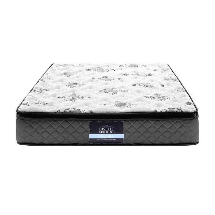 Giselle Bedding 24cm Mattress Pillow Top Single -Home Living Store - -