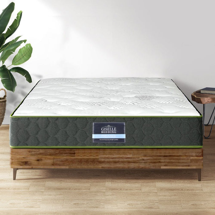 Giselle Bedding 25cm Mattress Green Tea Foam Double -Home Living Store - -