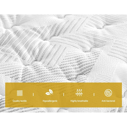 Giselle Bedding 25cm Mattress Green Tea Foam Double -Home Living Store - -