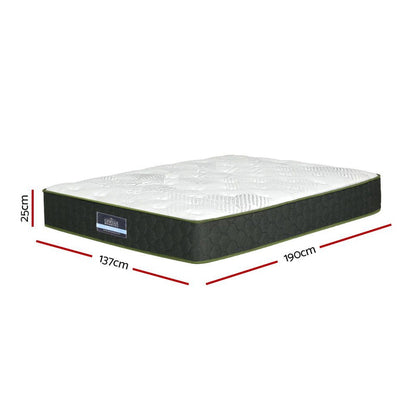 Giselle Bedding 25cm Mattress Green Tea Foam Double -Home Living Store - -