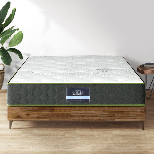 Giselle Bedding 25cm Mattress Green Tea Foam Queen -Home Living Store - -