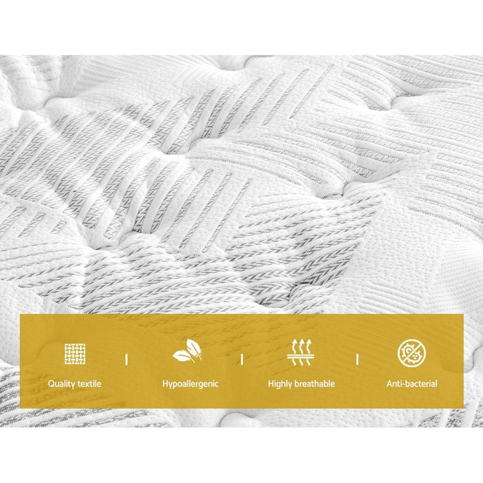 Giselle Bedding 25cm Mattress Green Tea Foam Single -Home Living Store - -