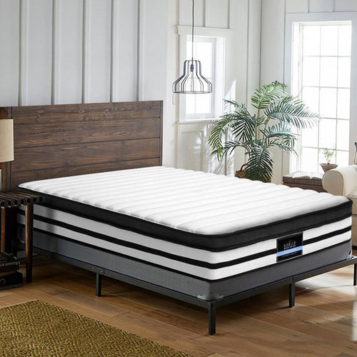 Giselle Bedding 27cm Mattress Euro Top Double -Home Living Store - -
