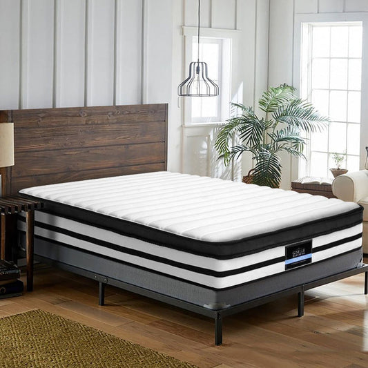 Giselle Bedding 27cm Mattress Euro Top Double -Home Living Store - -