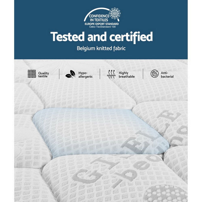 Giselle Bedding 28cm Mattress Super Firm King Single -Home Living Store - -