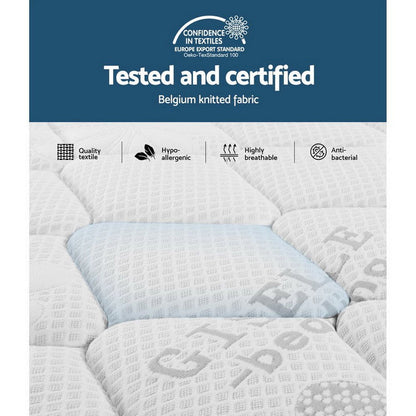 Giselle Bedding 28cm Mattress Super Firm King Single -Home Living Store - -