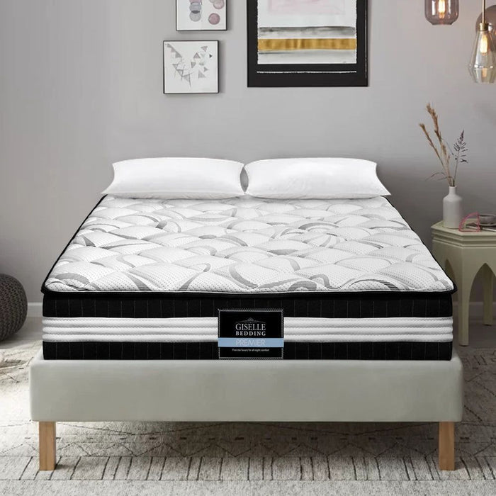 Giselle Bedding 30cm Mattress Medium Firm Double -Home Living Store - -
