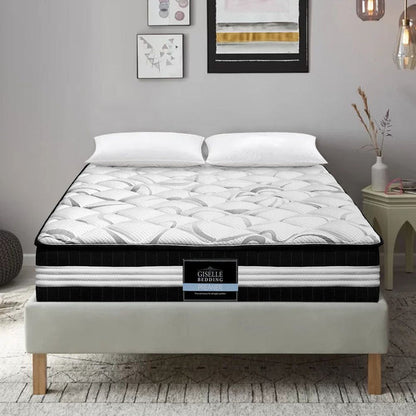 Giselle Bedding 30cm Mattress Medium Firm Double -Home Living Store - -