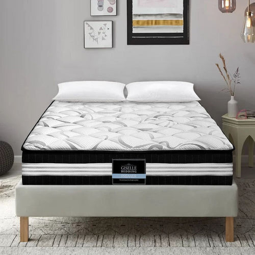 Giselle Bedding 30cm Mattress Medium Firm Double -Home Living Store - -