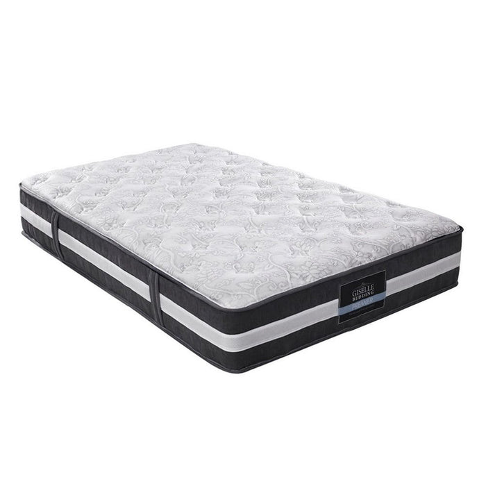 Giselle Bedding 30cm Mattress Pocket Spring King Single -Home Living Store - -