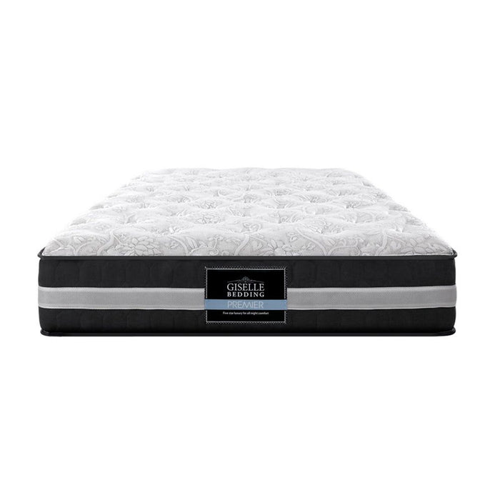 Giselle Bedding 30cm Mattress Pocket Spring King Single -Home Living Store - -